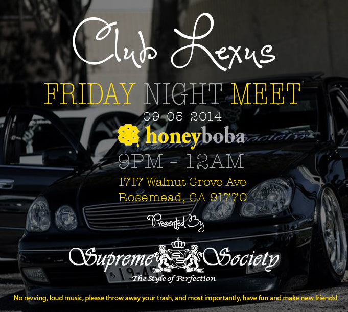 Flyer:// Club Lexus Meet
