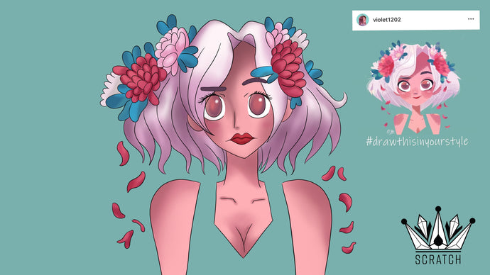 #DrawThisInYourStyle - @Violet1202 - Flora