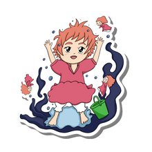 Load image into Gallery viewer, STICKER:// Ponyo Wave